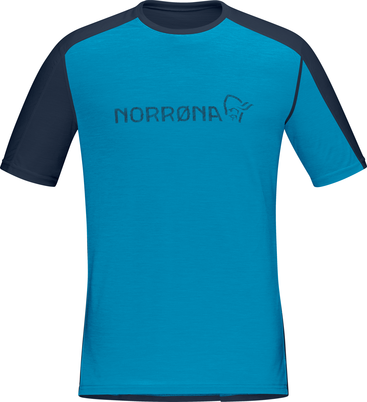 Norrøna Men's Falketind Equaliser Merino T-Shirt Hawaiian surf/Indigo Night