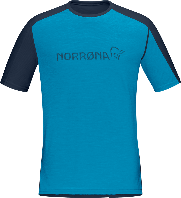 Norrøna Men's Falketind Equaliser Merino T-Shirt Hawaiian surf/Indigo Night Norrøna