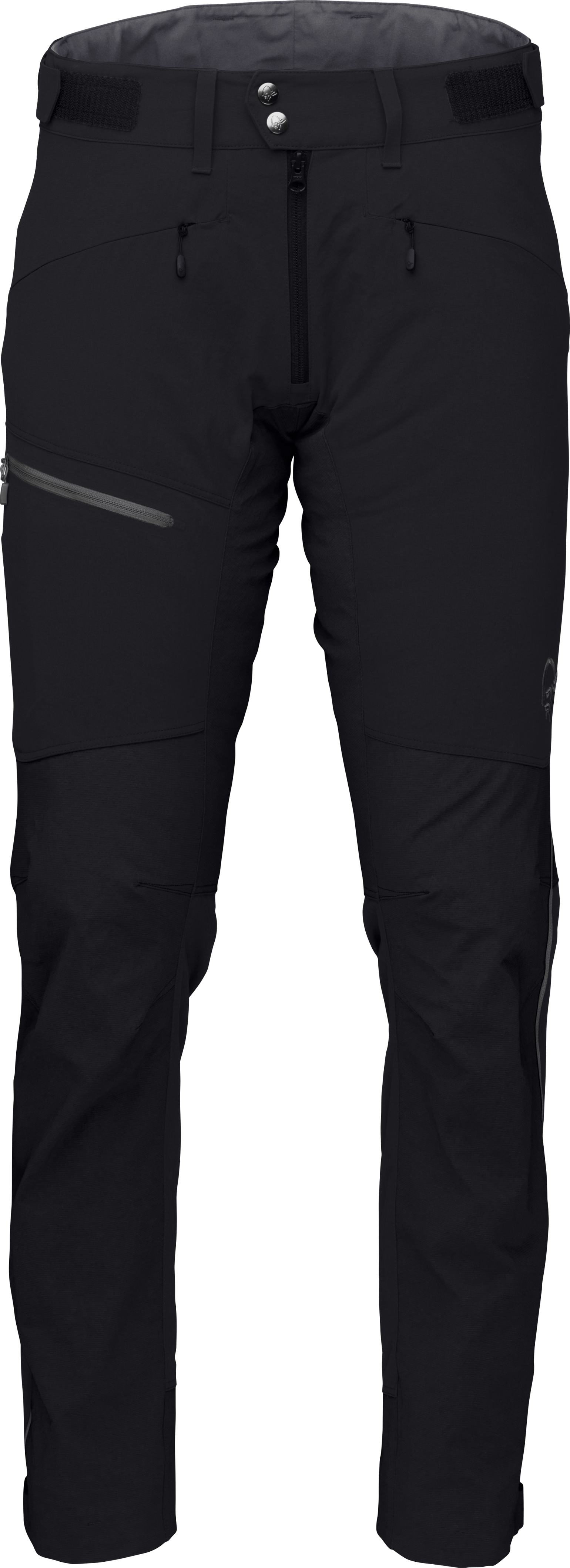 Norrøna Men's Falketind Flex1 Heavy Duty Pants Caviar/Zip Grey