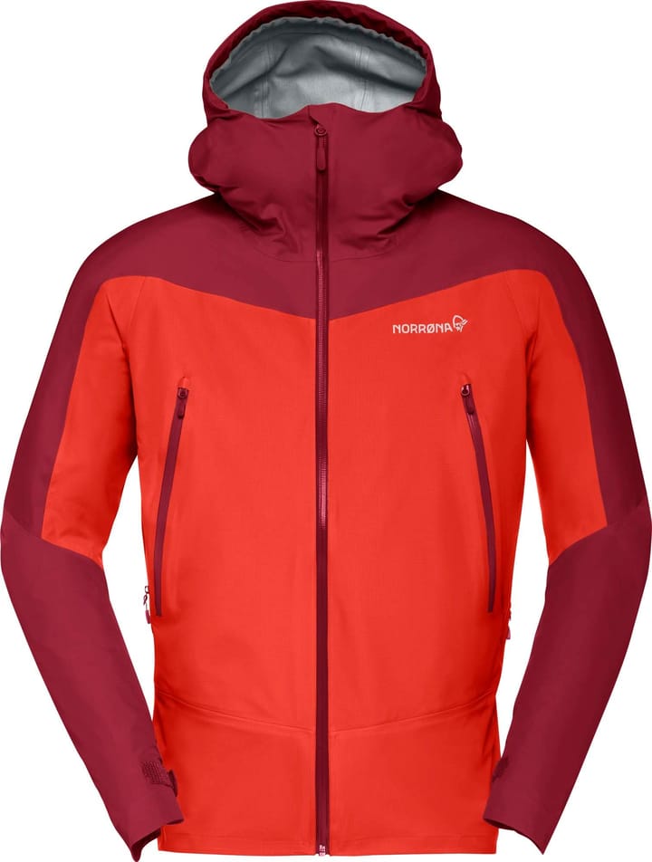 Men's Falketind Gore-Tex Jacket Arednalin/Rhubarb Norrøna