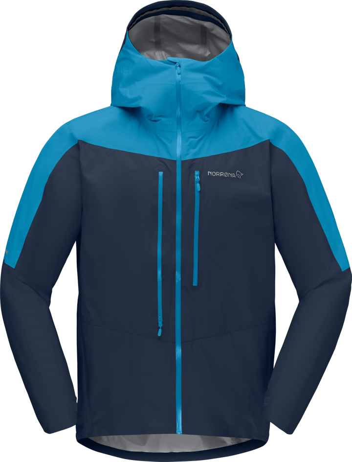 Men's Falketind Gore-Tex Paclite Jacket Hawaiian surf/Indigo Night Norrøna