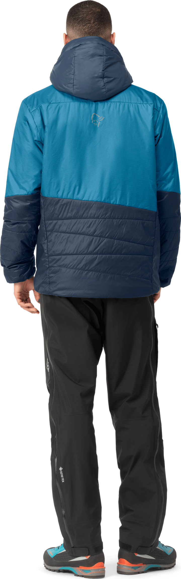 Norrøna Men's Falketind Thermo60 Hood Hawaiian surf/Indigo Night Norrøna