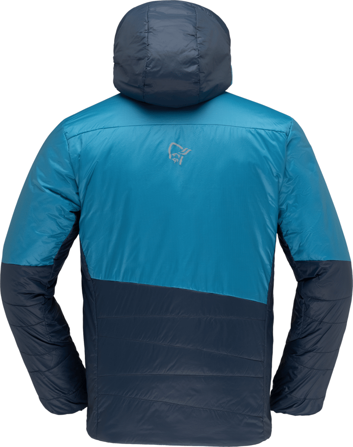 Men's Falketind Thermo60 Hood Hawaiian surf/Indigo Night Norrøna