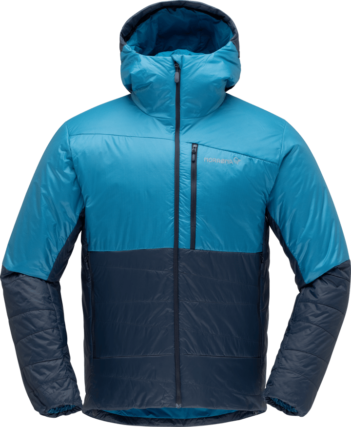 Norrøna Men's Falketind Thermo60 Hood Hawaiian surf/Indigo Night Norrøna