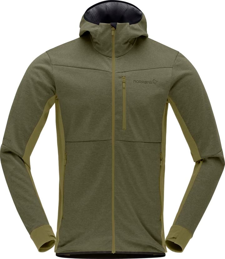 Men's Falketind Warm2 Octa Hood Olive Night/Olive Drab Norrøna