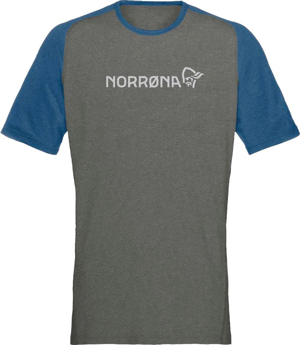 Norrøna Men's Fjørå Equaliser Lightweight T-Shirt  Mykonos Blue/Castor Grey