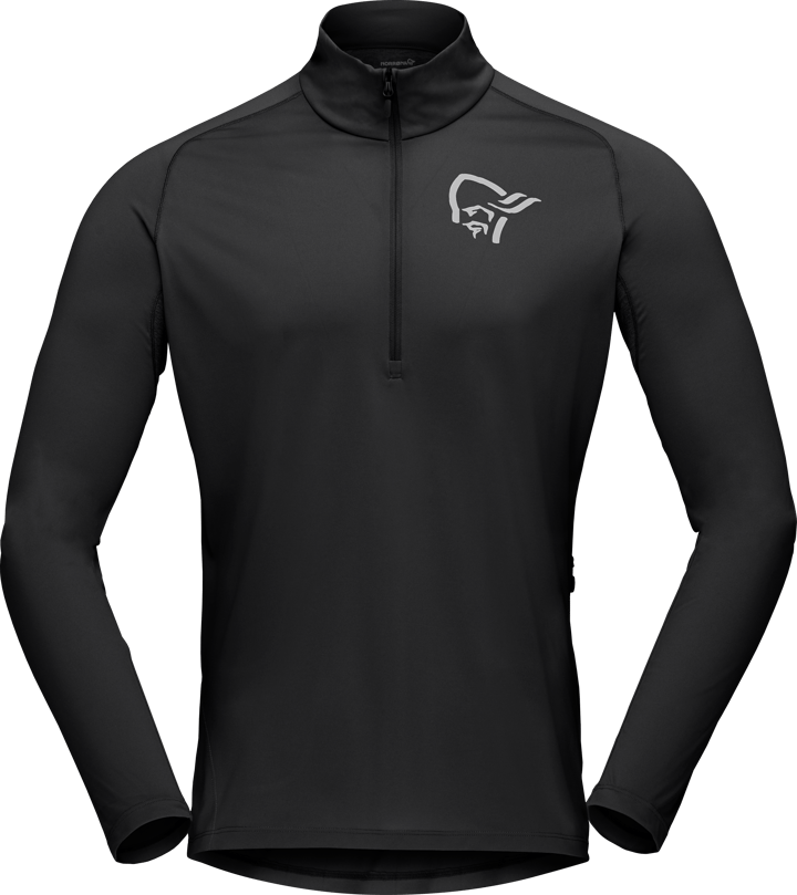 Men's Fjørå Equaliser Long Sleeve Zip Top Caviar Norrøna