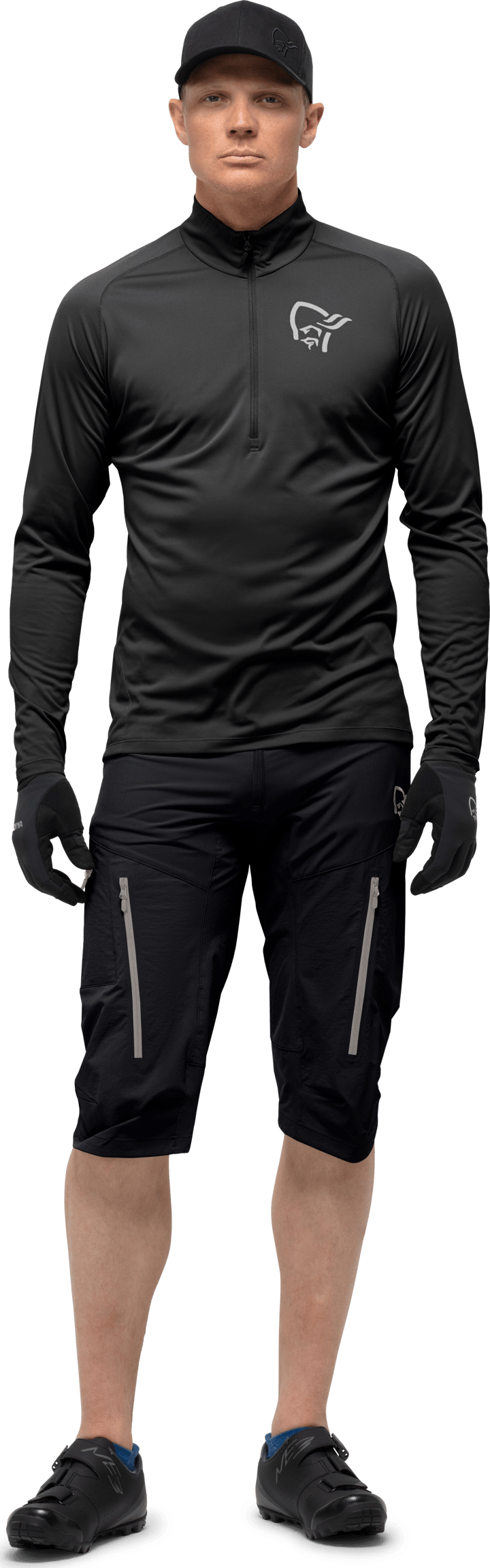 Men's Fjørå Equaliser Long Sleeve Zip Top Caviar Norrøna