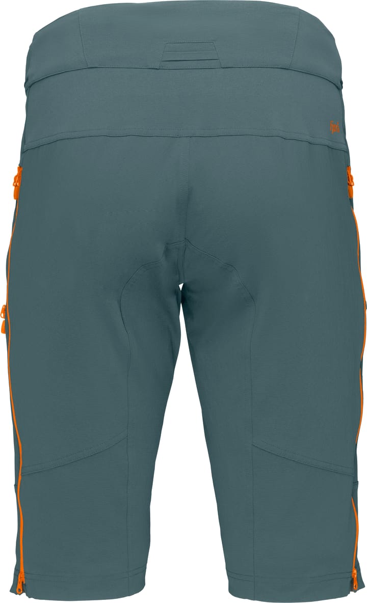 Norrøna Men's Fjørå Flex1 Heavy Duty Shorts North Atlantic/Orange Popsicle Norrøna