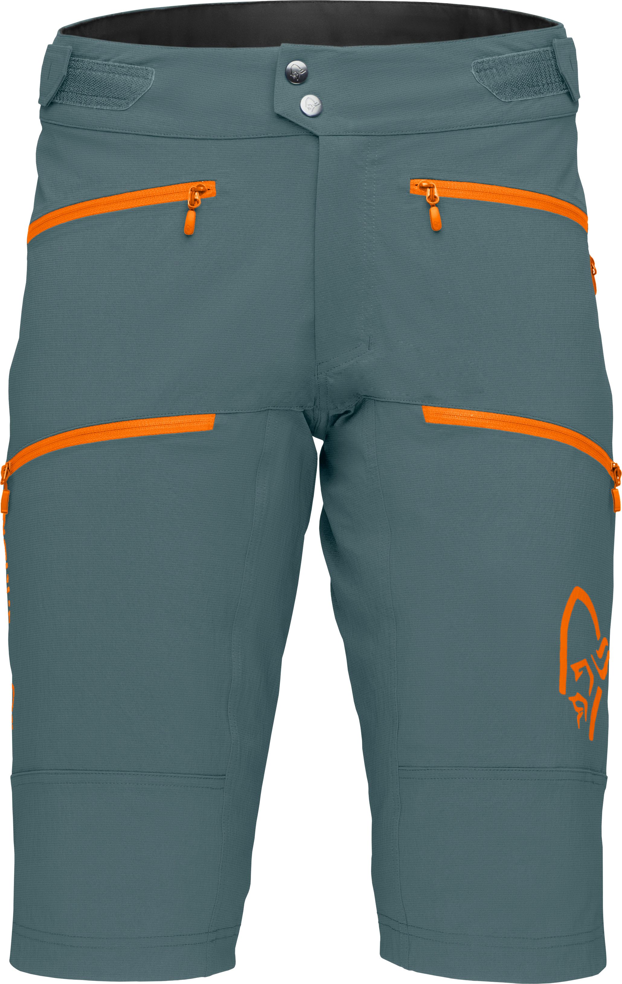 Norrøna Men's Fjørå Flex1 Heavy Duty Shorts North Atlantic/Orange