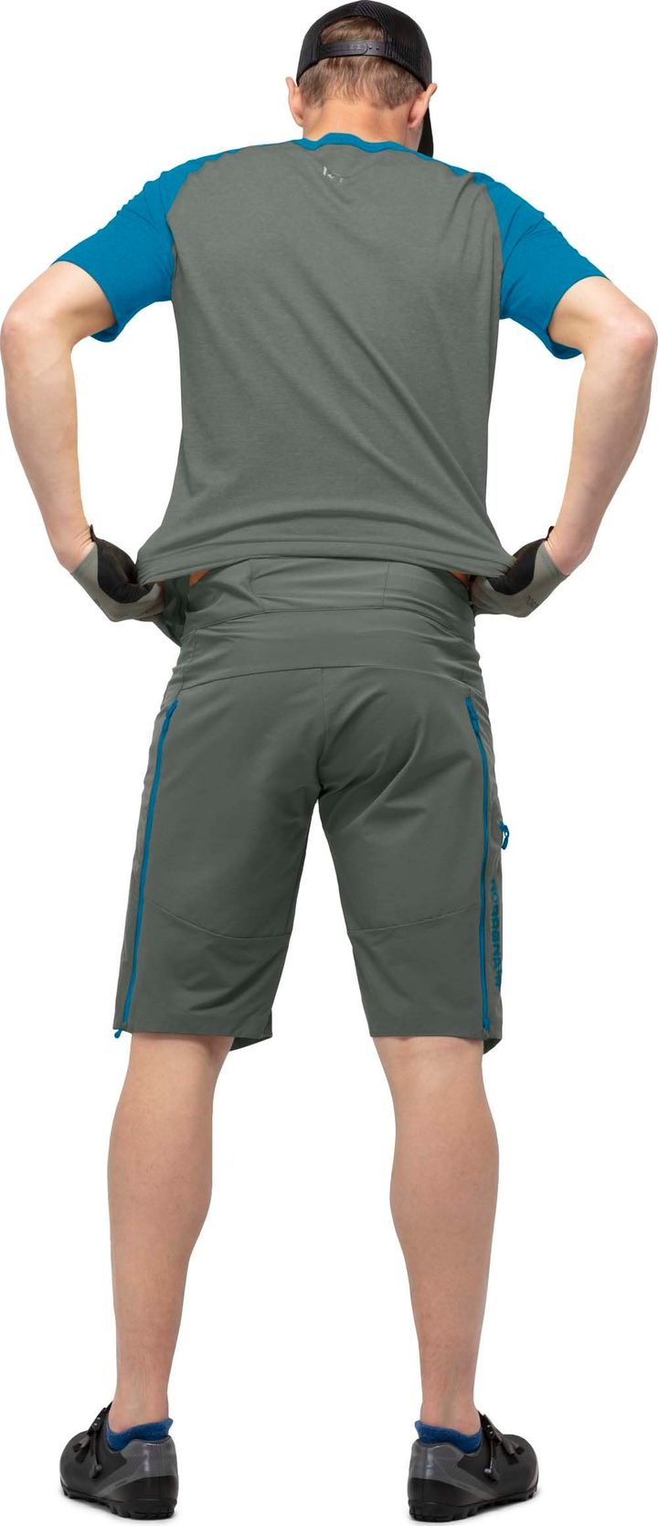 Men's Fjørå flex1 Mid Weight Shorts  Castor Grey Norrøna