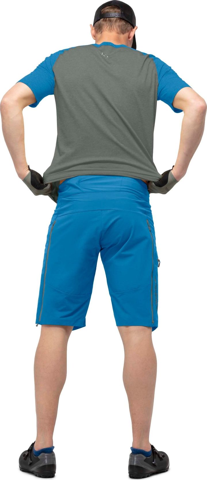 Norrøna Men's Fjørå flex1 Mid Weight Shorts  Mykonos Blue Norrøna