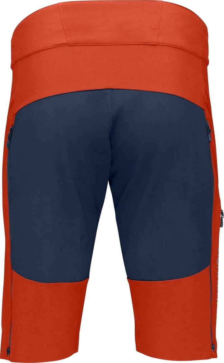 Norrøna Men's Fjørå flex1 Mid Weight Shorts  Rooibos Tea/Indigo Night Norrøna