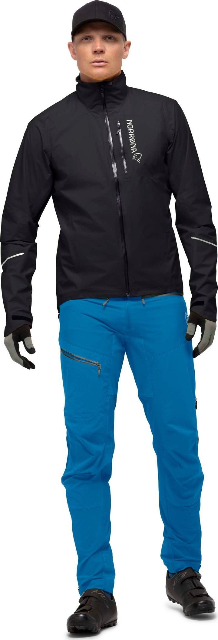 Men's Fjørå Flex1 Pants Mykonos Blue Norrøna