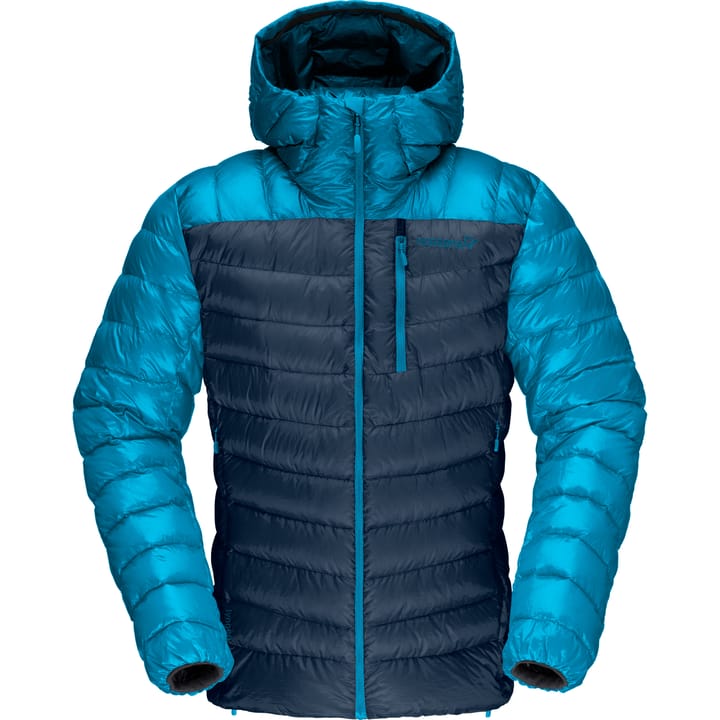 Men's Lyngen Down850 Hood Hawaiian surf/Indigo Night Norrøna