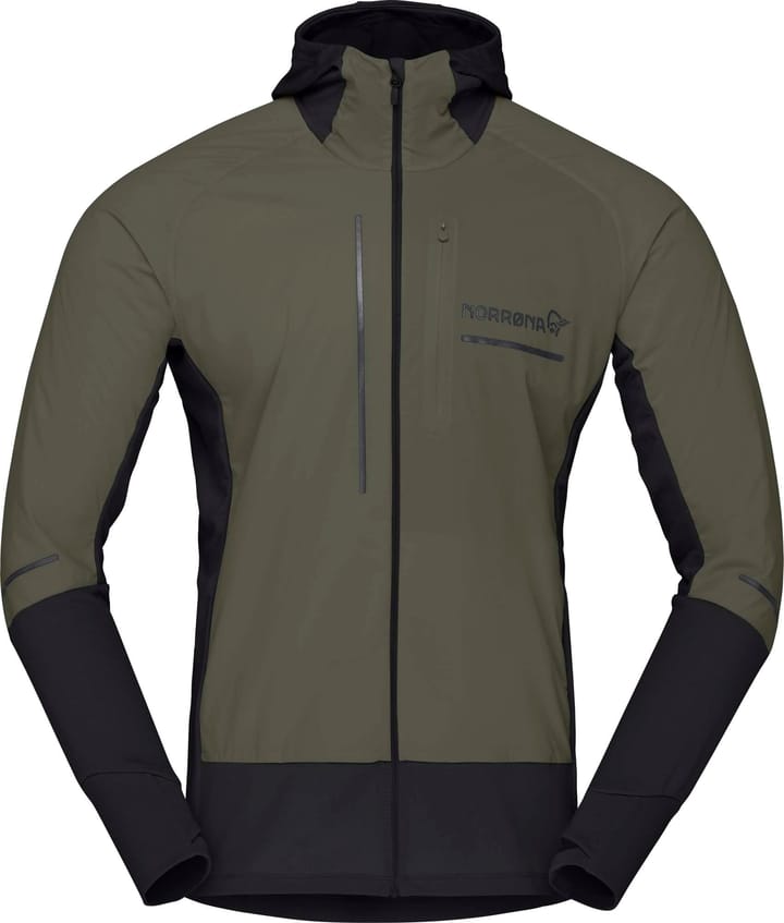 Norrøna Men's Senja Alpha90 Zip Hood Olive Night Norrøna