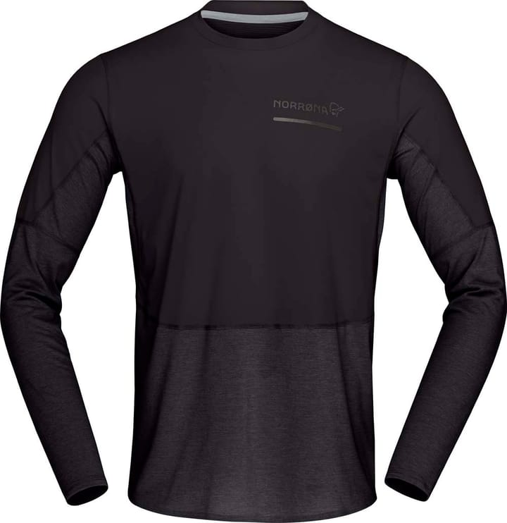 Norrøna Men's Senja Equaliser Lightweight Long Sleeve Caviar Norrøna