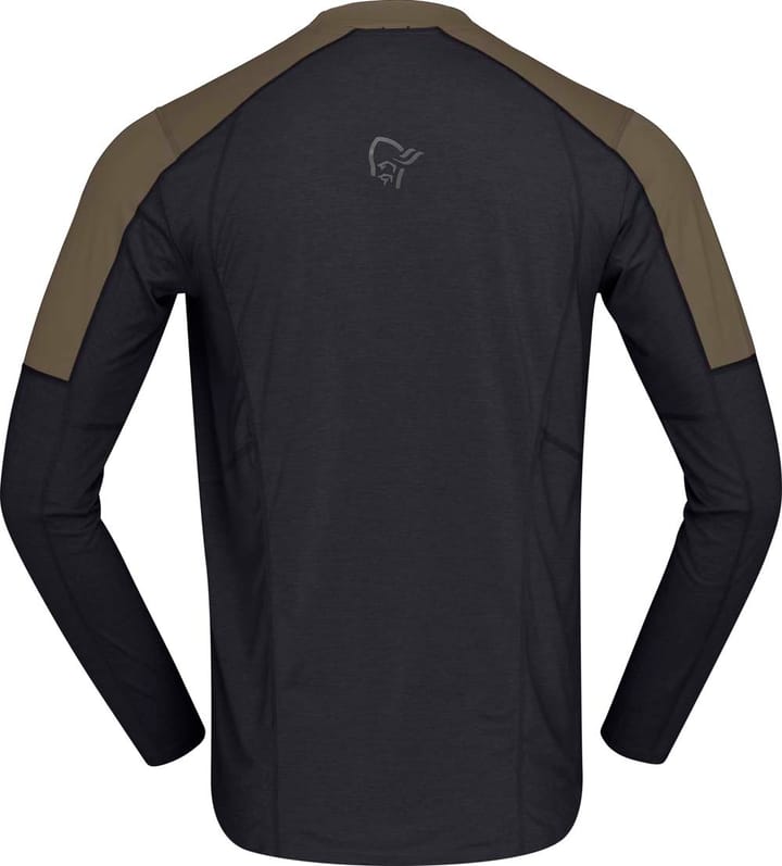 Norrøna Men's Senja Equaliser Lightweight Long Sleeve Olive Night Norrøna