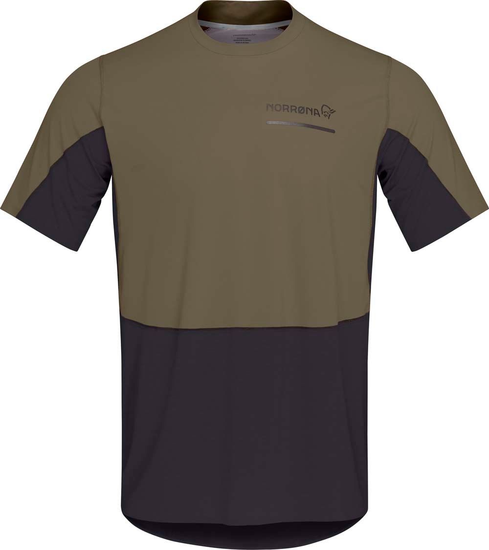 Norrøna Men's Senja Equaliser Lightweight T-Shirt  Olive Night