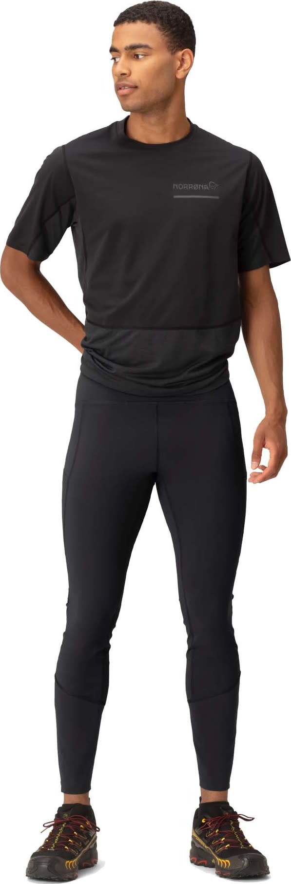 Norrøna Men's Senja Equaliser Stretch Tights  Caviar Norrøna