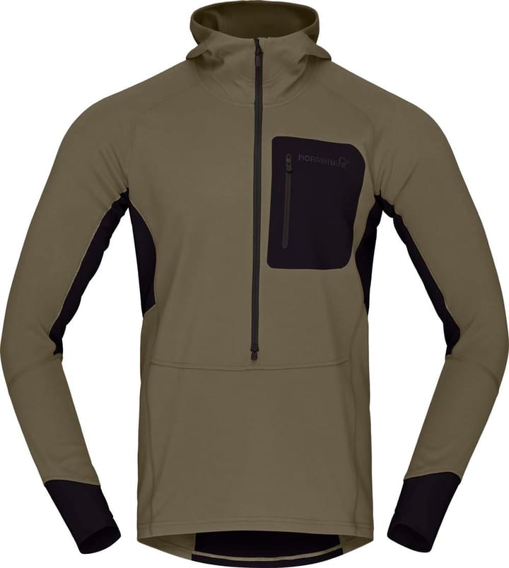 Men's Senja Warm1 Hood Olive Night Norrøna