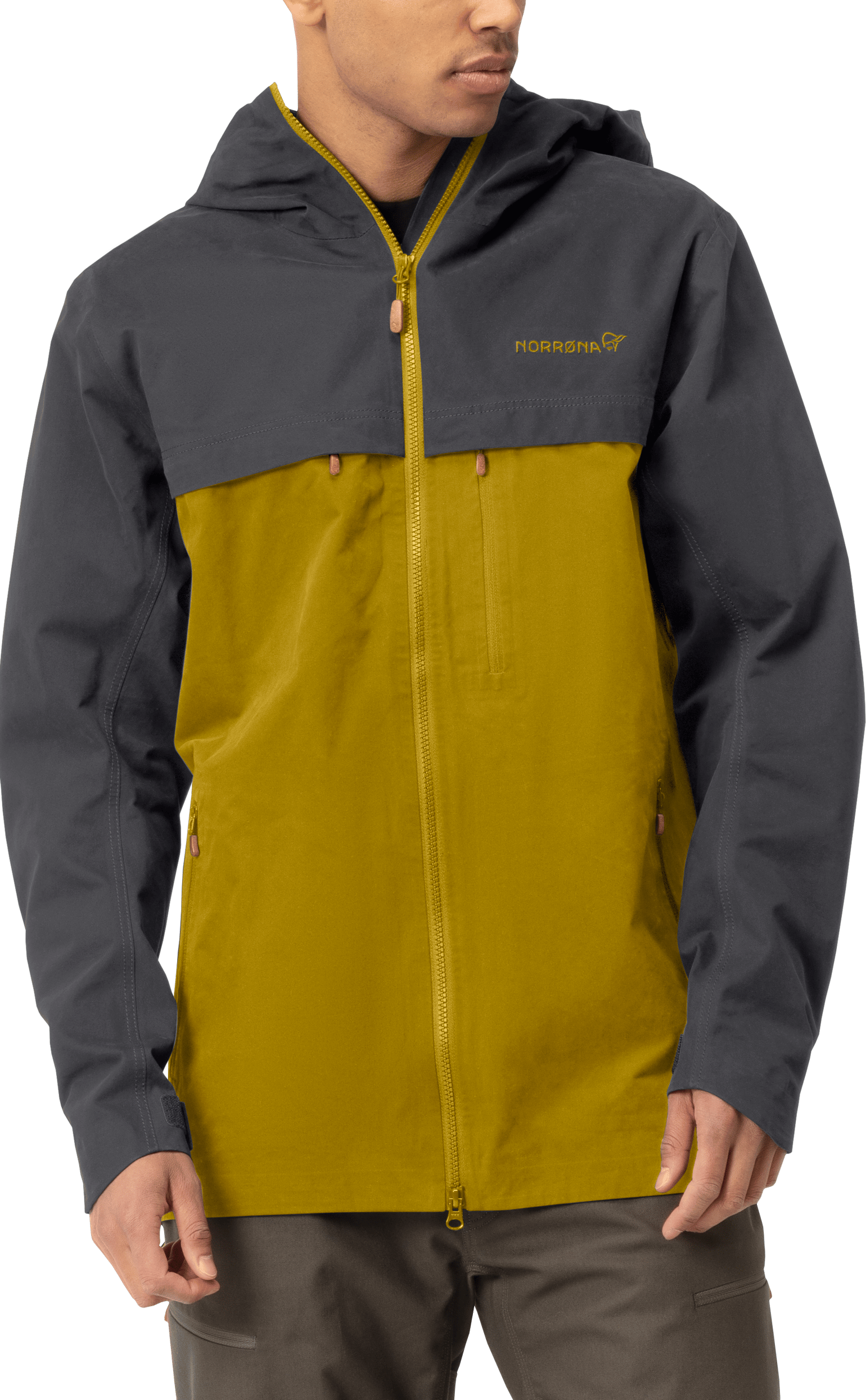Men's Svalbard Cotton Jacket Slate Grey/Golden Palm