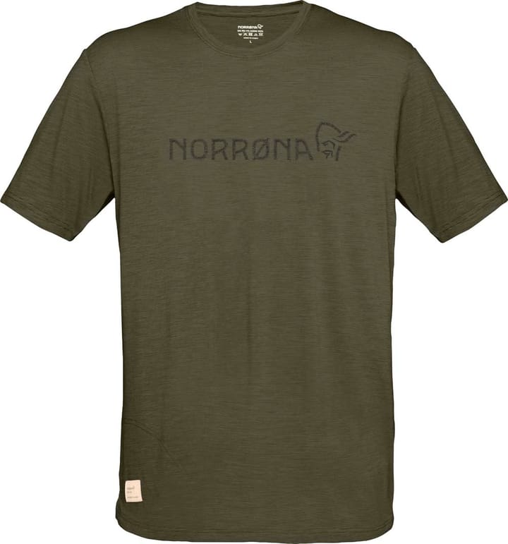 Men's Svalbard Wool T- Shirt Olive Night/Rosin Norrøna