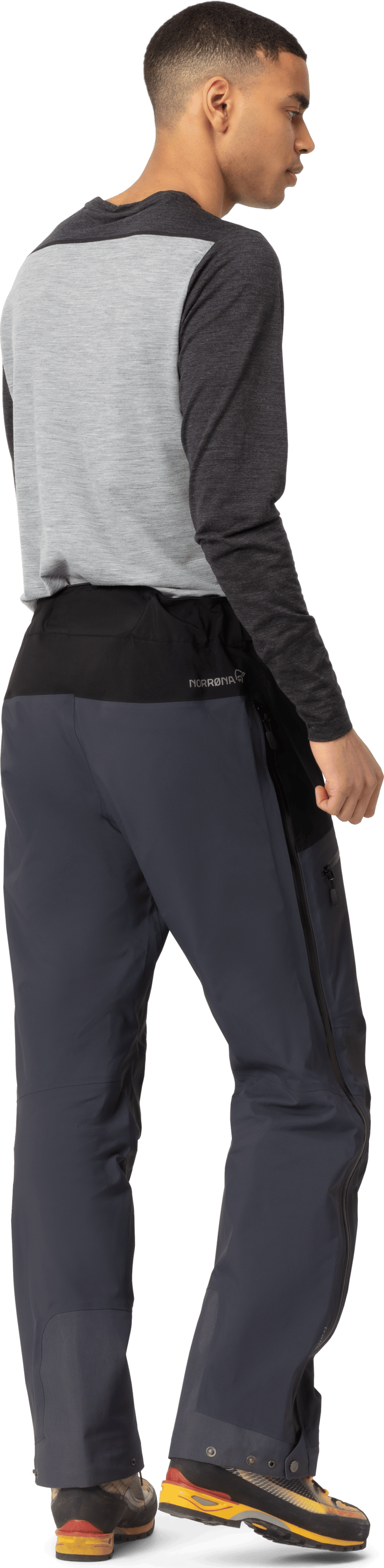 Norrøna Men's Trollveggen Gore-Tex Pro Light Pants Caviar/Cool Black Norrøna