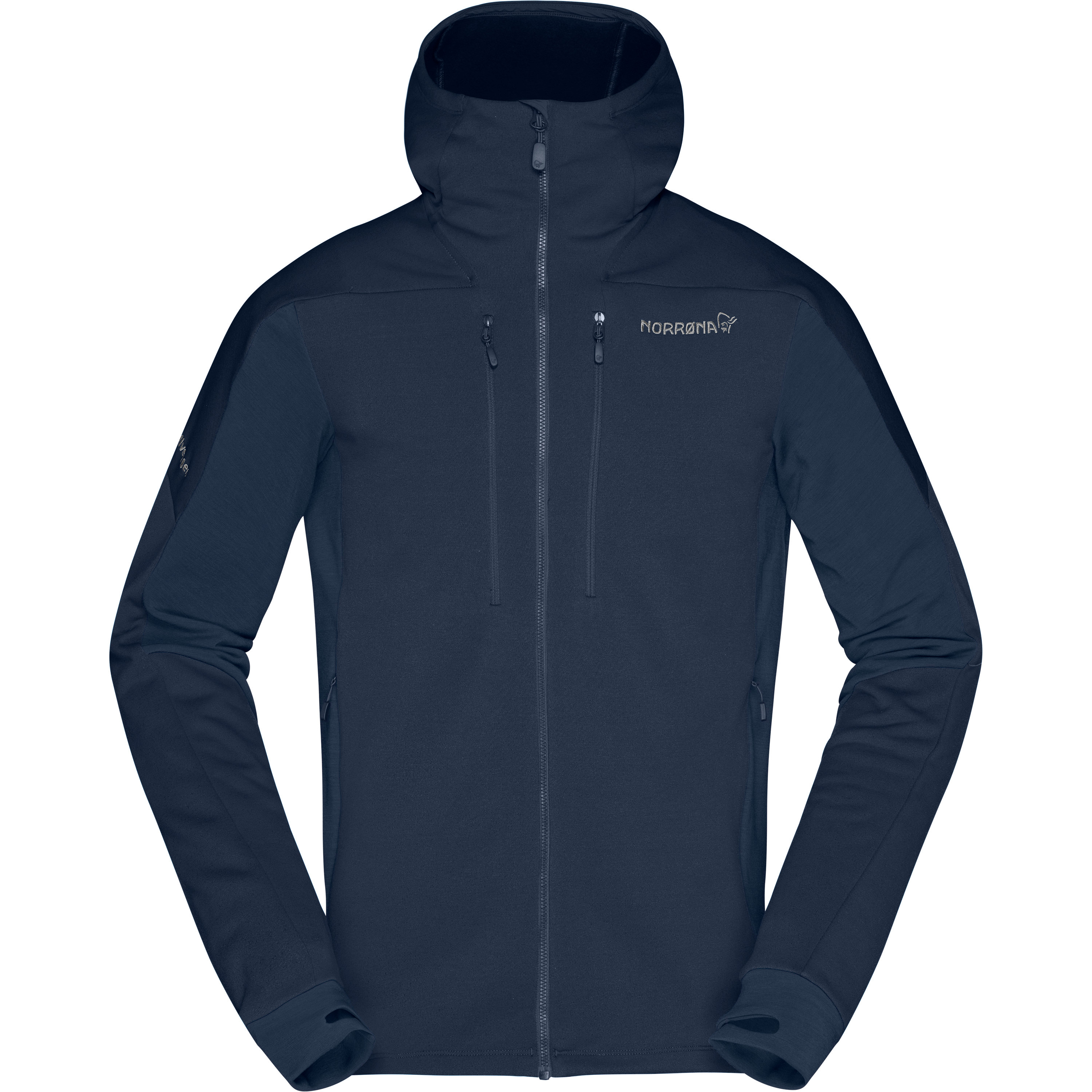 Men’s Trollveggen Powerstretch Pro Zip Hood Indigo Night