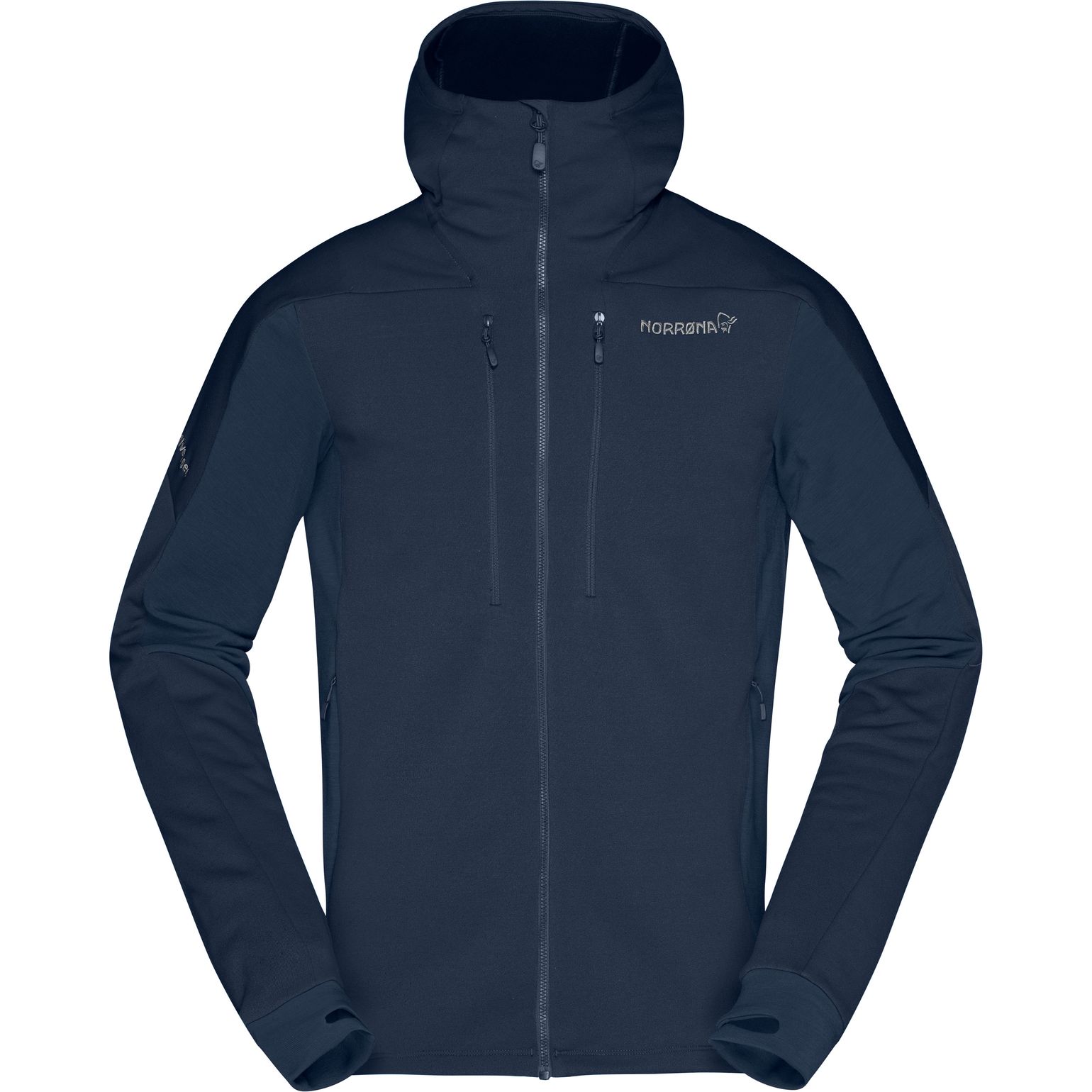 Men's Trollveggen Powerstretch Pro Zip Hood Indigo Night