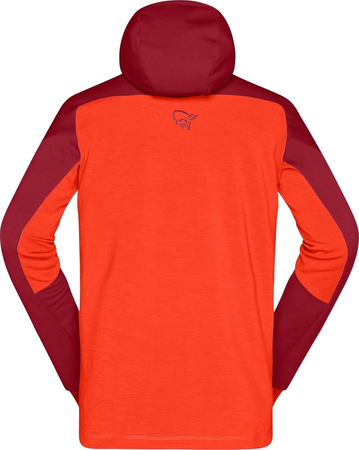 Norrøna Men's Trollveggen Powerstretch Pro Zip Hood Rhubarb Norrøna Norrøna Men's Trollveggen Powerstretch Pro Zip Hood Rhubarb Norrøna
