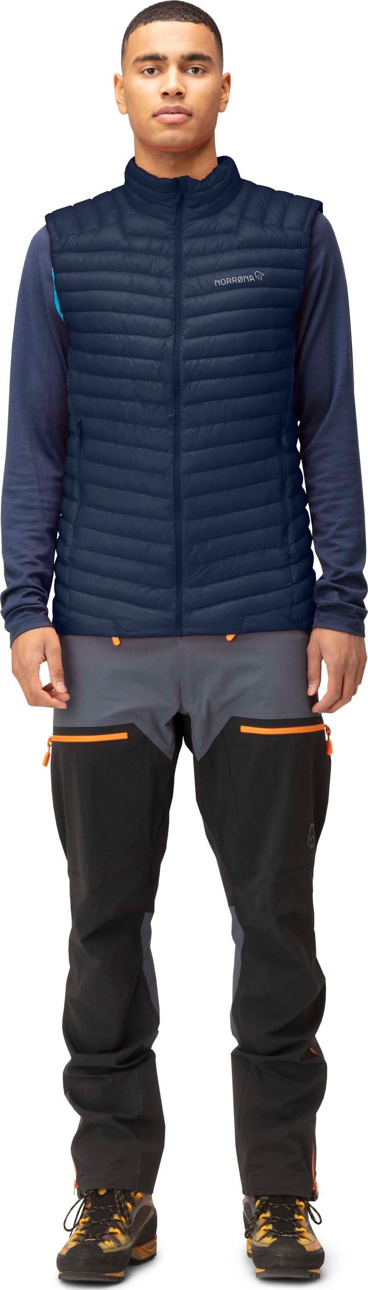 Norrøna Men's Trollveggen Superlight Down850 Vest Indigo Night Norrøna Norrøna Men's Trollveggen Superlight Down850 Vest Indigo Night Norrøna