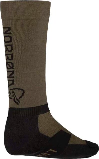 Norrøna Senja Merino Lightweight Socks Long Olive Night Norrøna