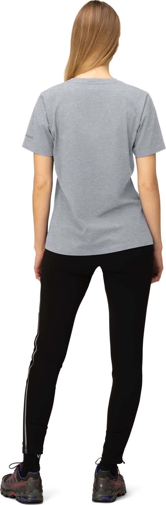 Norrøna Women's /29 Cotton Activity Embroidery T-Shirt Grey Melange Norrøna