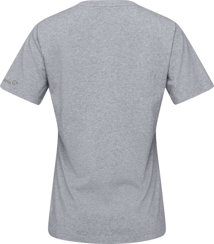 Norrøna Women's /29 Cotton Activity Embroidery T-Shirt Grey Melange Norrøna