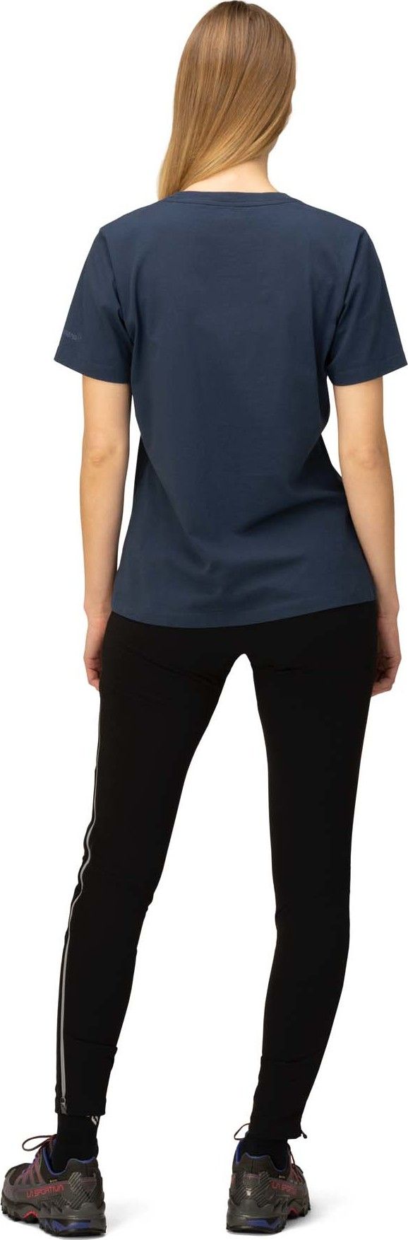 Norrøna Women's /29 Cotton Activity Embroidery T-Shirt Indigo Night Norrøna