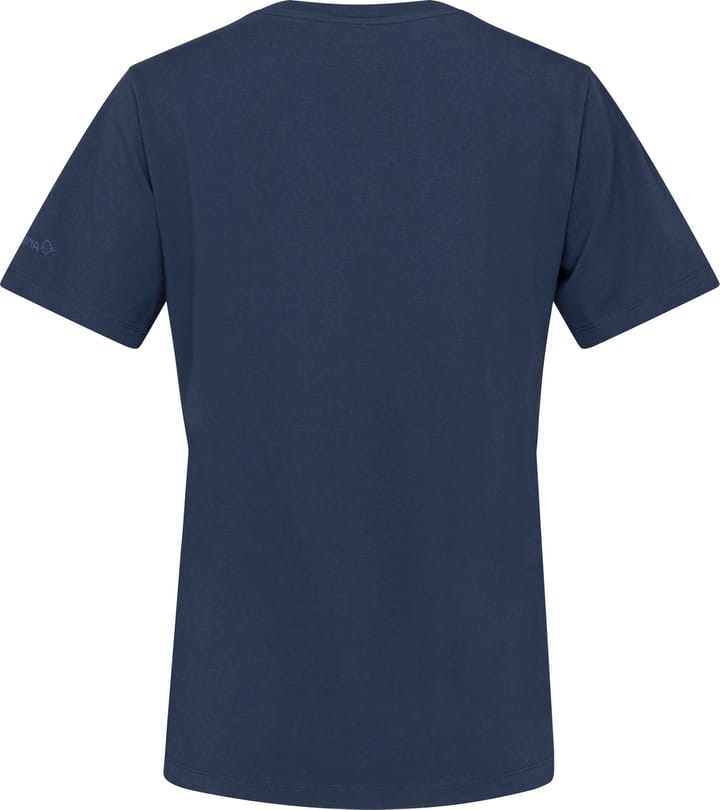 Norrøna Women's /29 Cotton Activity Embroidery T-Shirt Indigo Night Norrøna