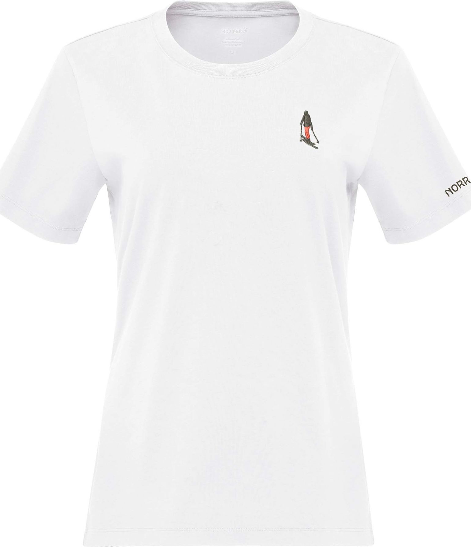 Norrøna Women's /29 Cotton Activity Embroidery T-Shirt Pure White