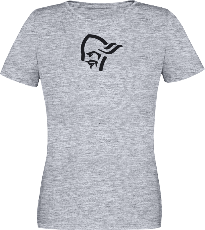 Norrøna Women's /29 Cotton Viking T-shirt Drizzle/Melange Caviar Norrøna