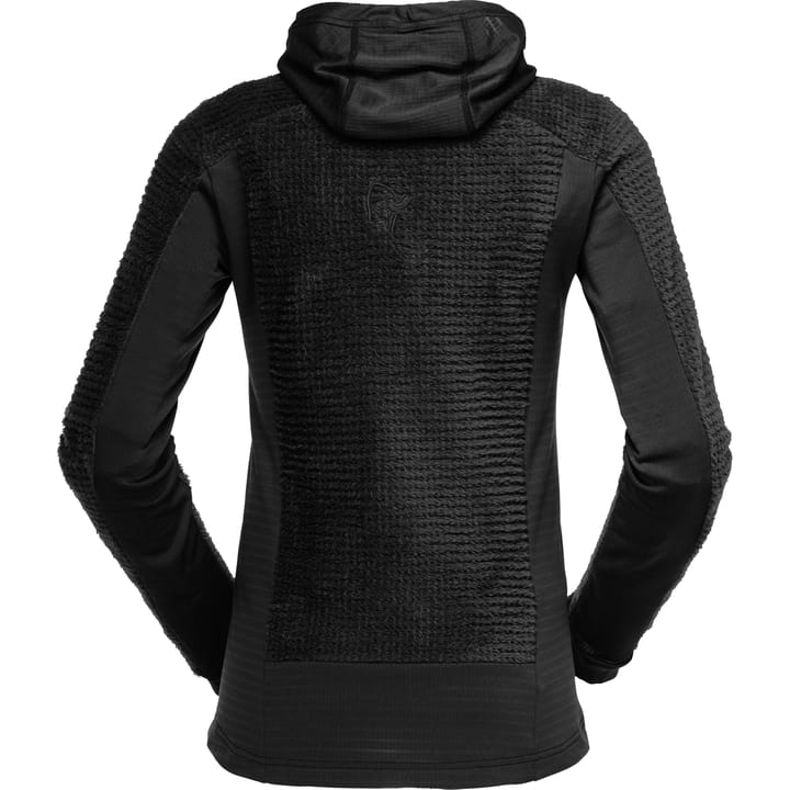 Women's Falketind Alpha120 Zip Hood Caviar Norrøna