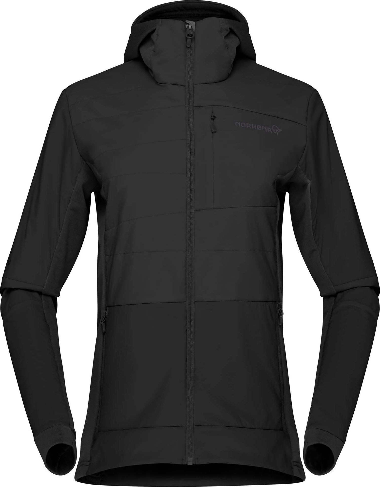 Women's Falketind Alpha90 Insulated Zip Hood Caviar