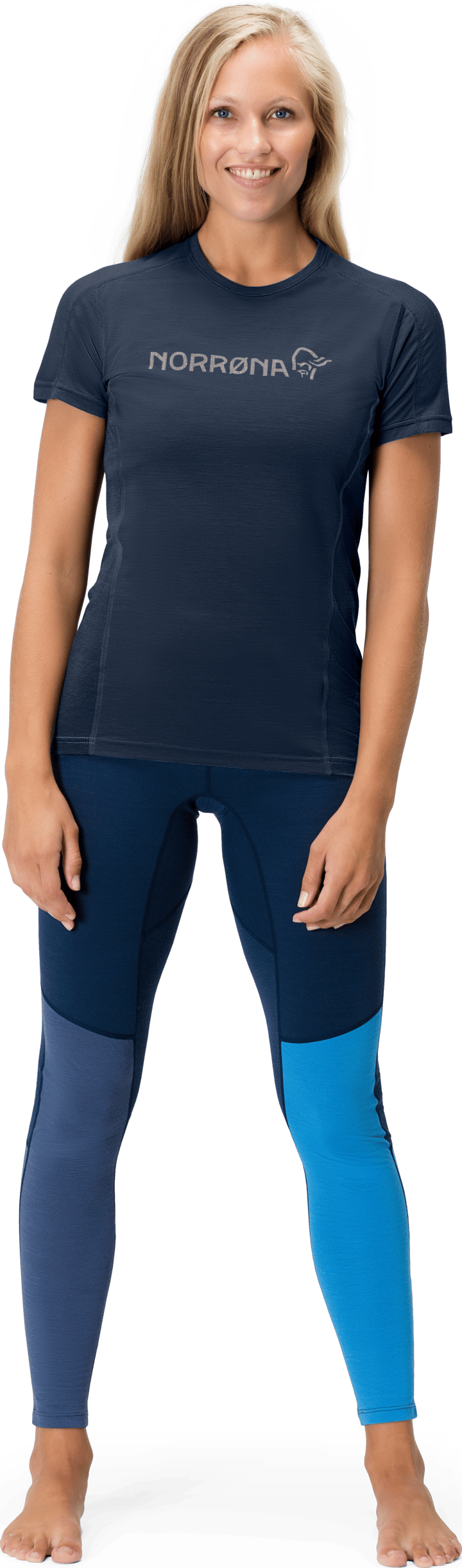 Norrøna Women's Falketind Equaliser Merino T-Shirt Indigo Night Norrøna