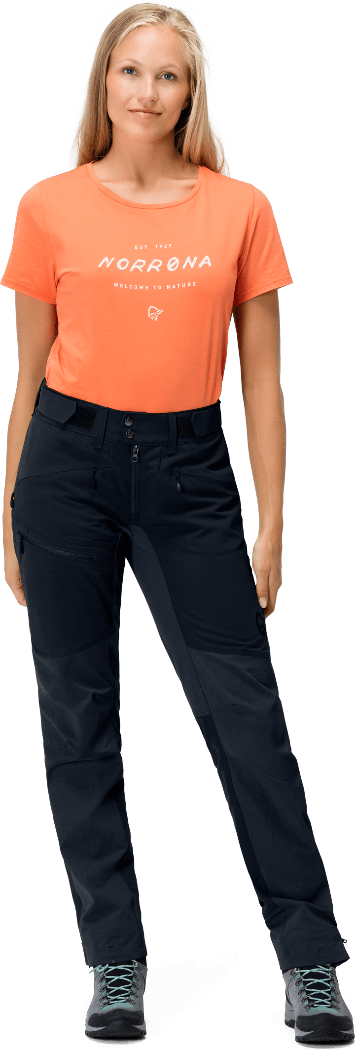 Women's Falketind Flex1 Heavy Duty Pants Caviar Norrøna