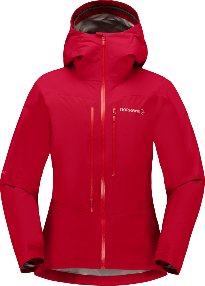 Women's Falketind Gore-Tex Paclite Jacket Jester Red/True Red Norrøna