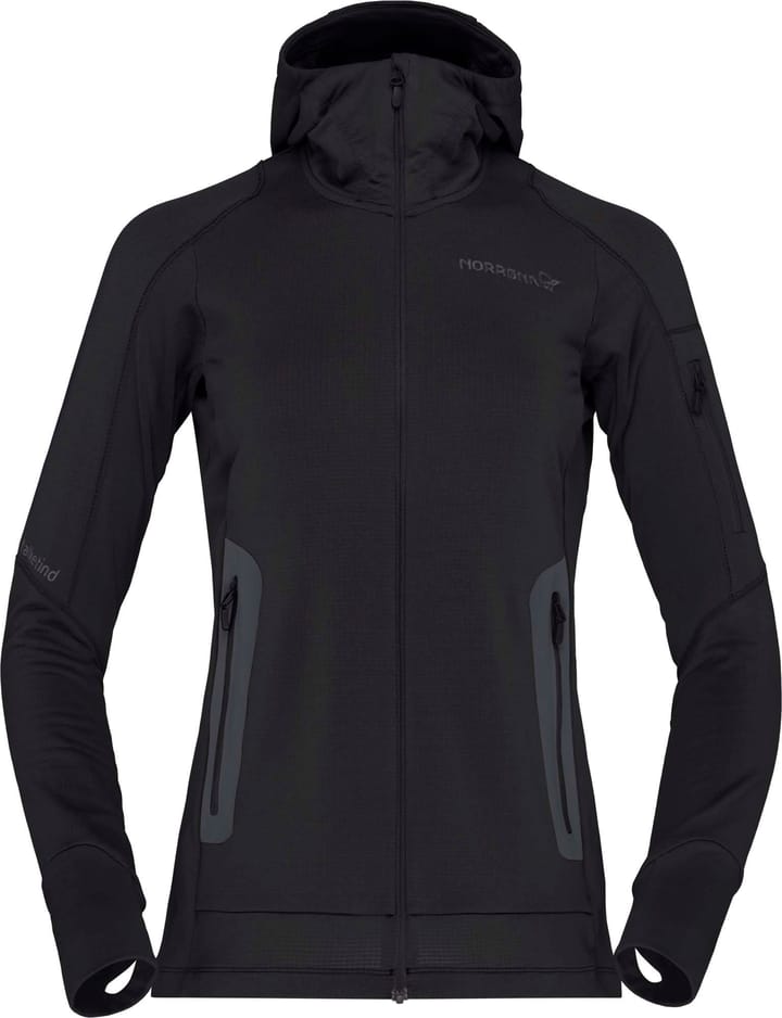 Norrøna Women's Falketind Power Grid Hood Caviar Norrøna