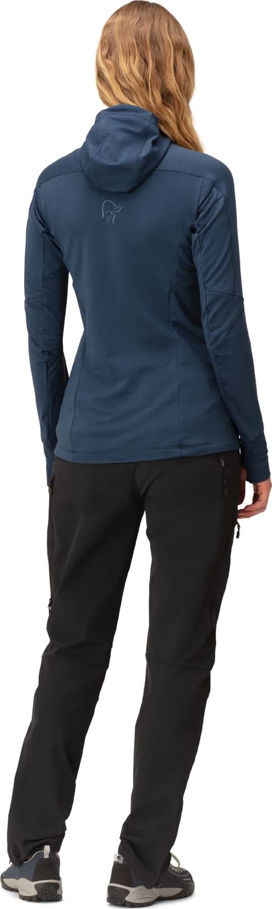 Norrøna Women's Falketind Power Grid Hood Indigo Night Norrøna