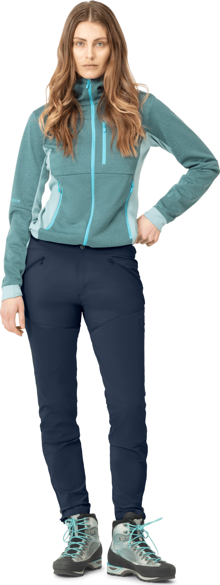 Women's Falketind rugged slim Pants Indigo Night Norrøna