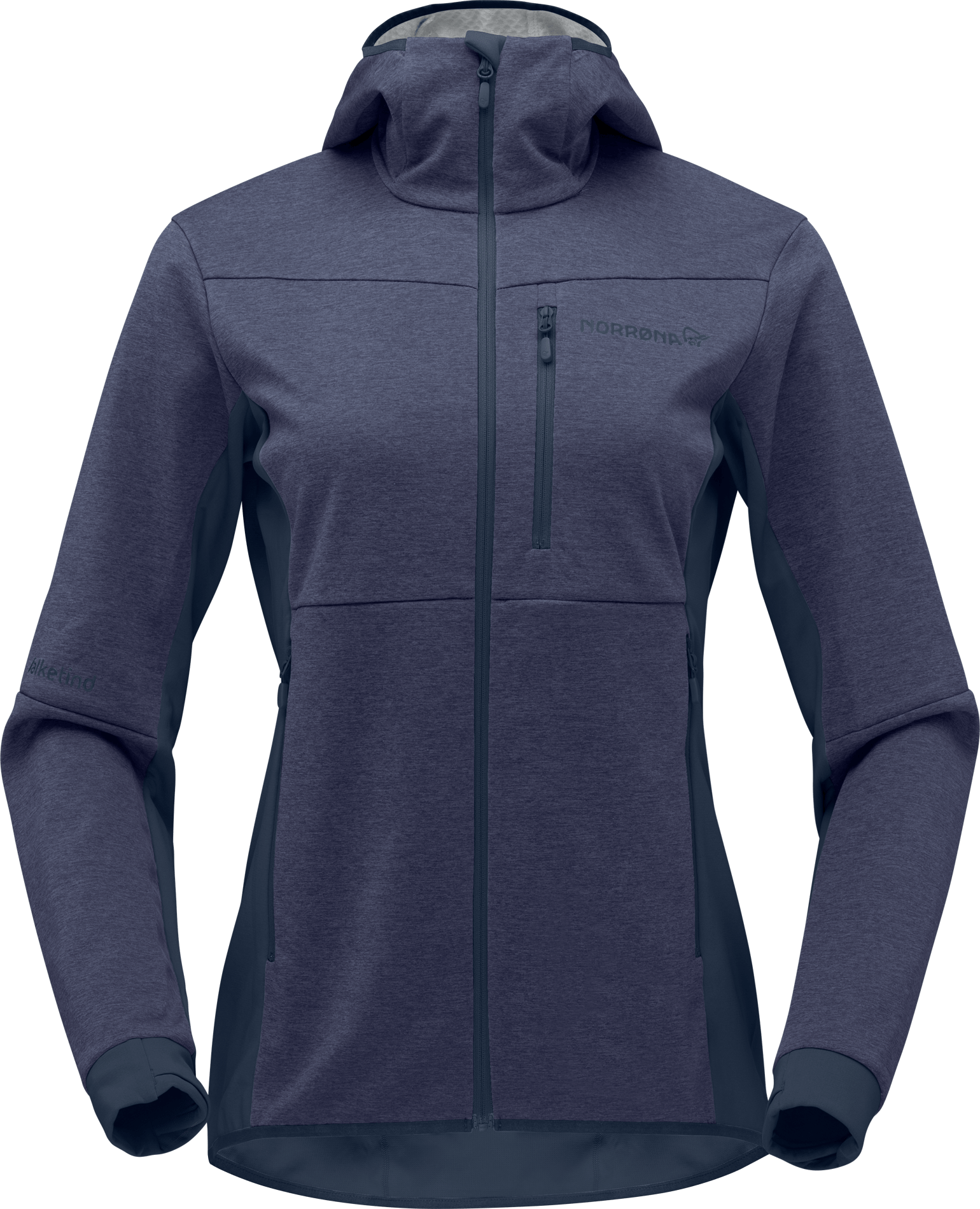 Norrøna Women's Falketind Warm2 Octa Hood Indigo Night