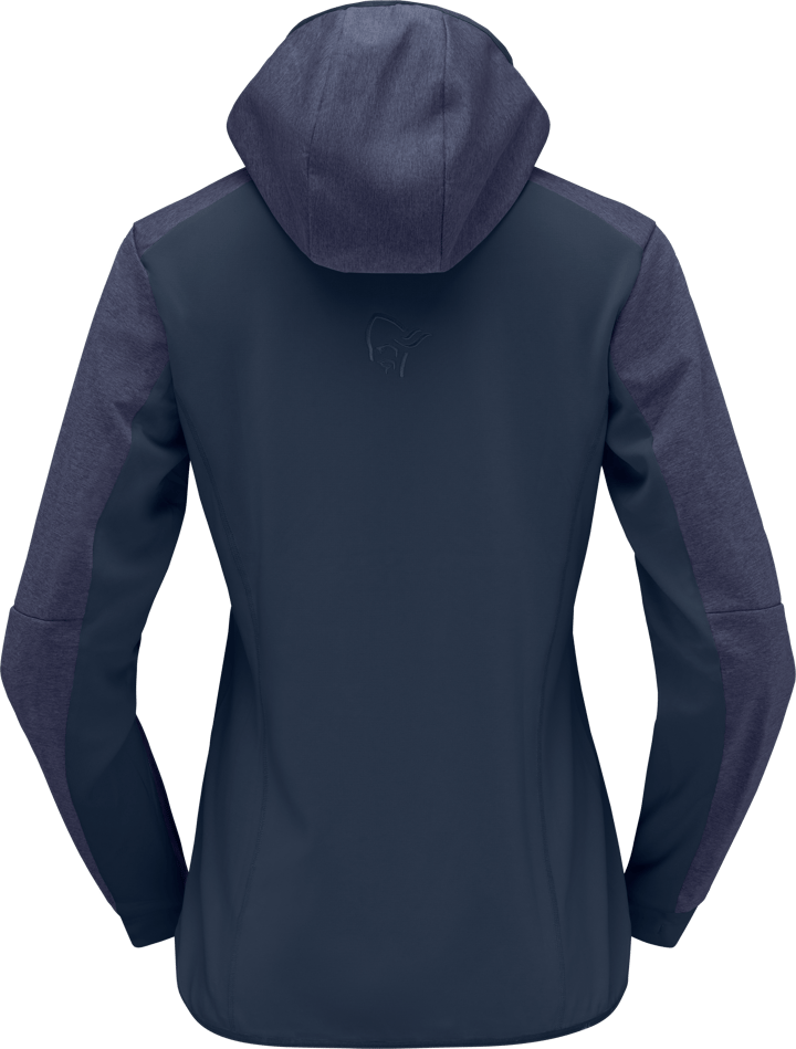 Norrøna Women's Falketind Warm2 Octa Hood Indigo Night Norrøna