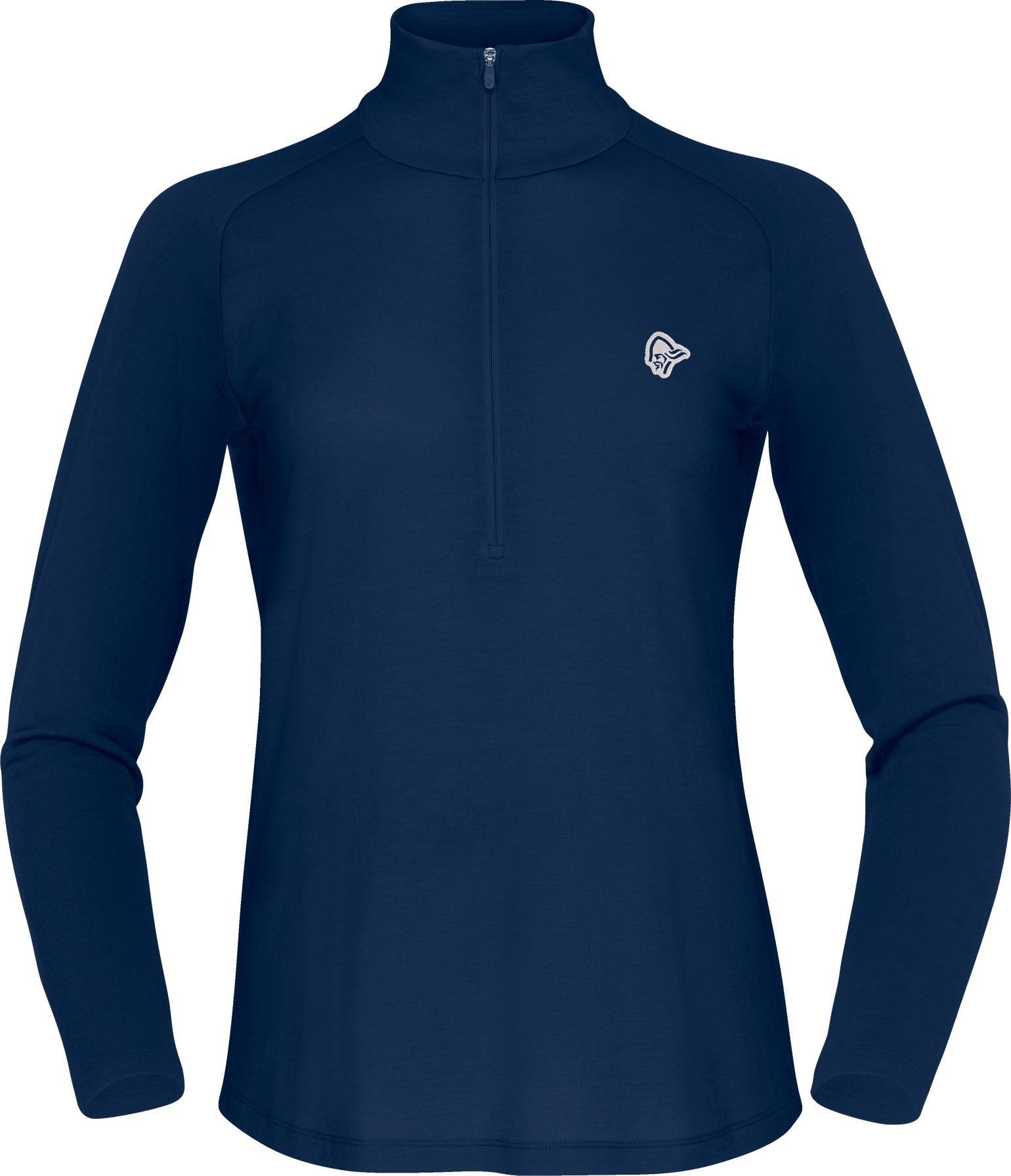 Norrøna Women's Femund pureUll Zip Neck Indigo Night